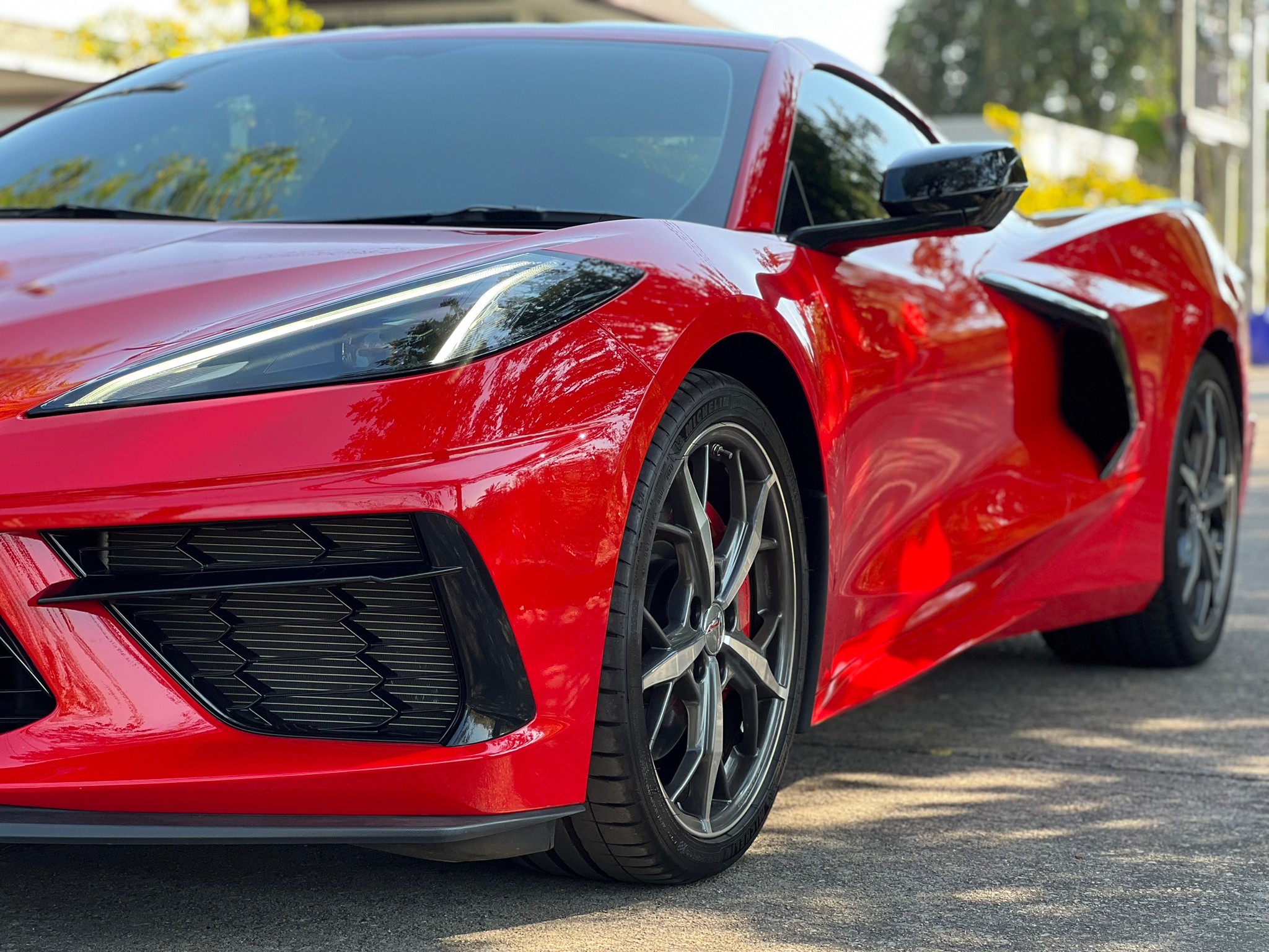 2022 Chevrolet Stingray C8 Convert 3LT สีแดง