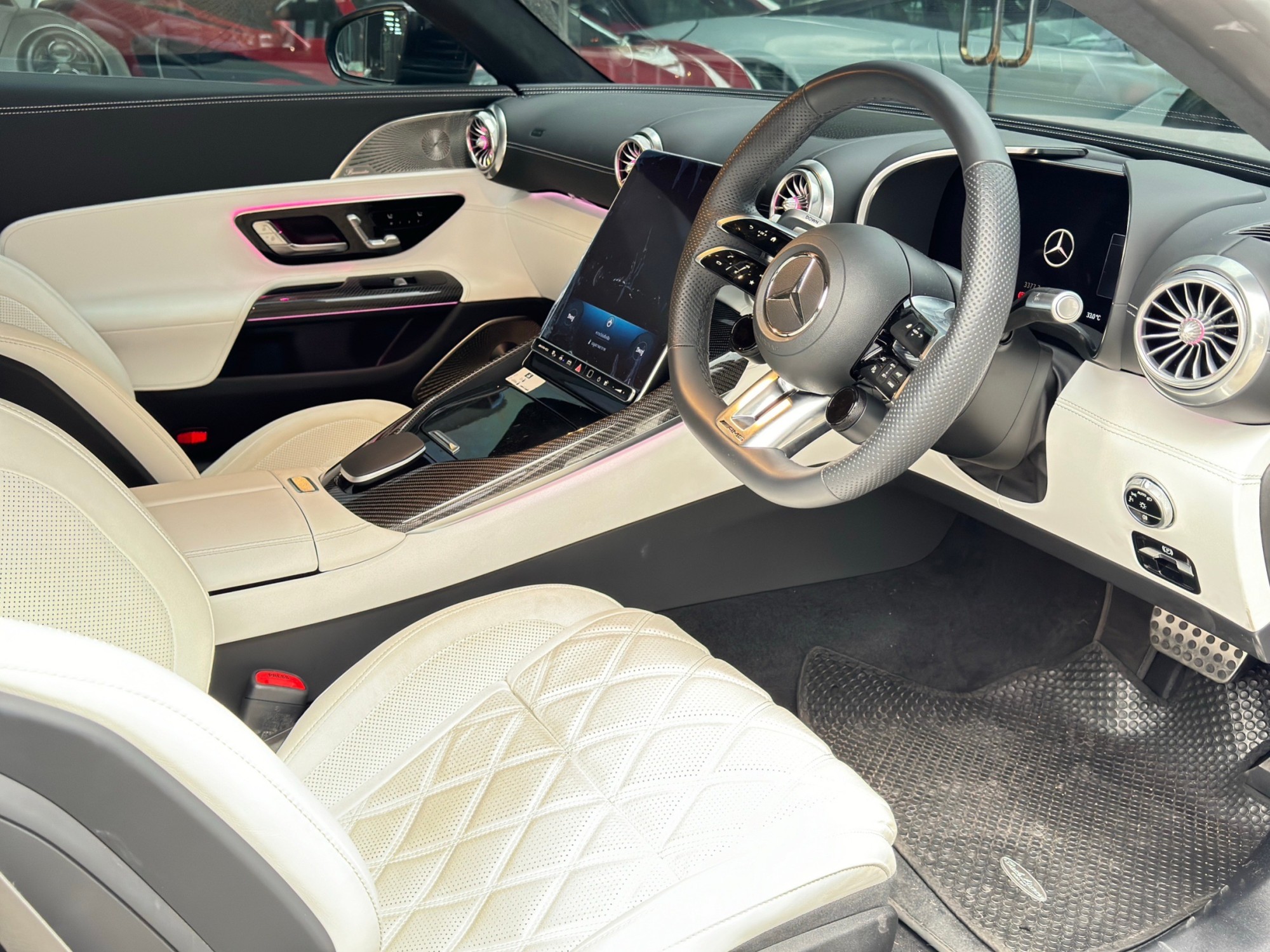 2023 Mercedes-Benz SL43 AMG night package สีเทา (รูปที่ 12)