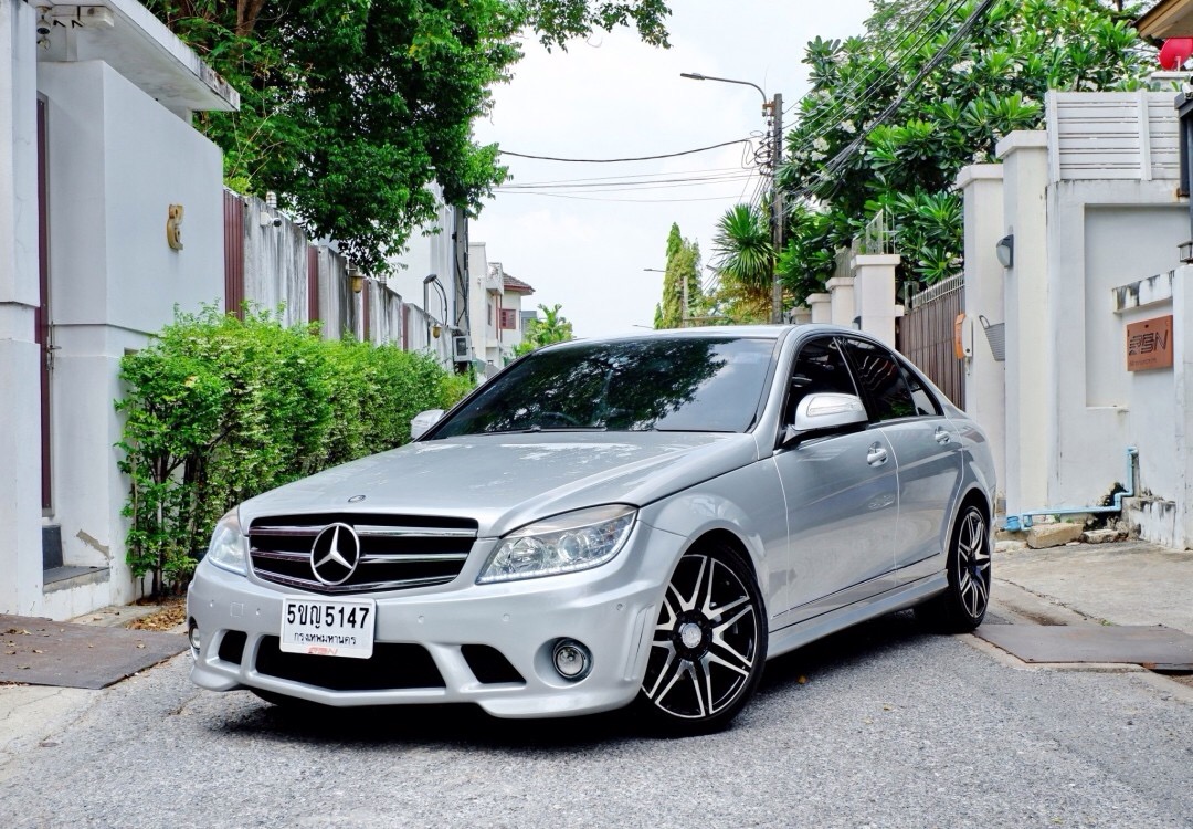 2008 Mercedes-Benz C-Class W204 C200 สีเทา (รูปที่ 2)