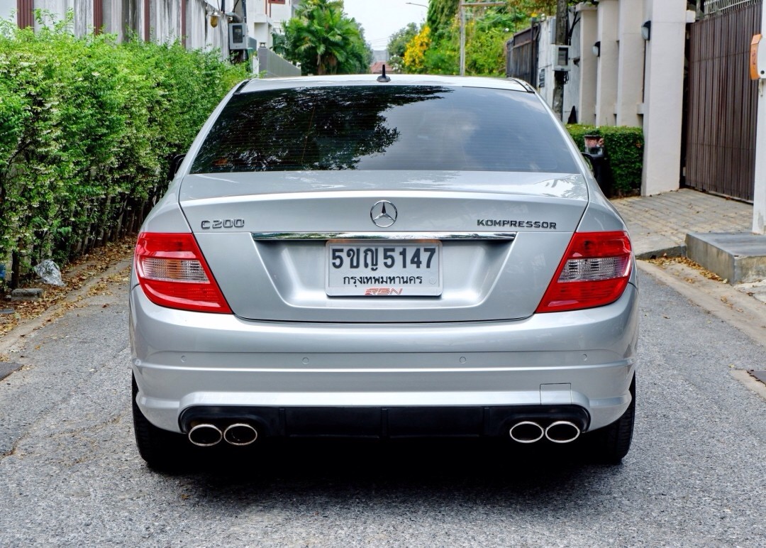 2008 Mercedes-Benz C-Class W204 C200 สีเทา (รูปที่ 5)