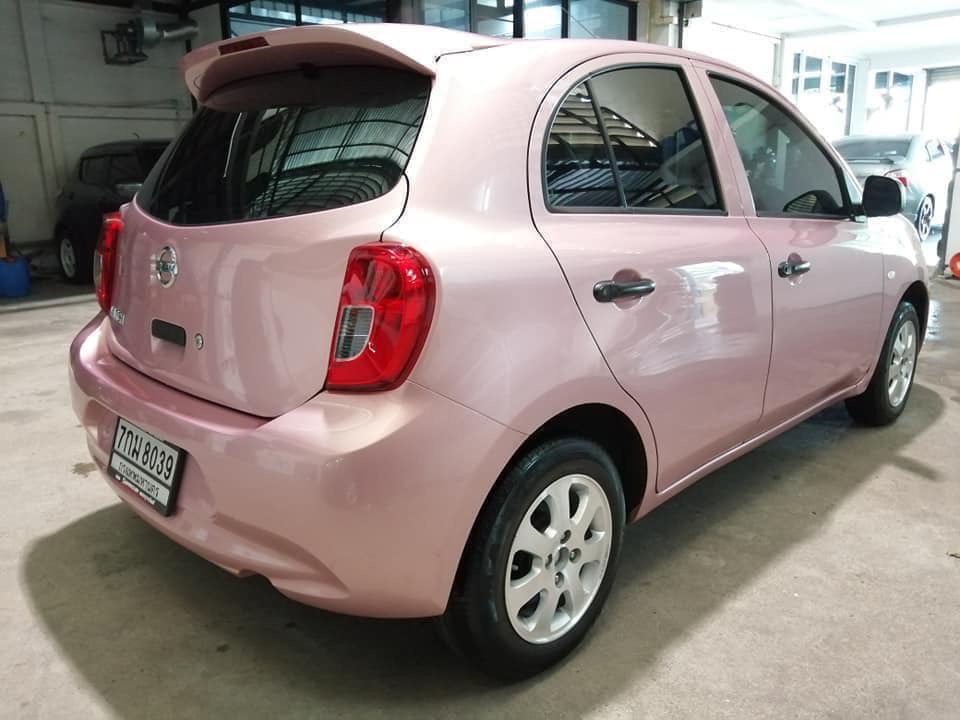 Nissan March ปี 2018 สีชมพู (รูปที่ 3)