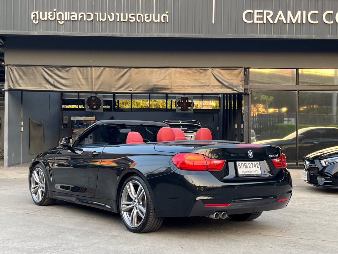 2016 BMW 420d Convertible Coupe Diesel สีดำ (รูปที่ 3)