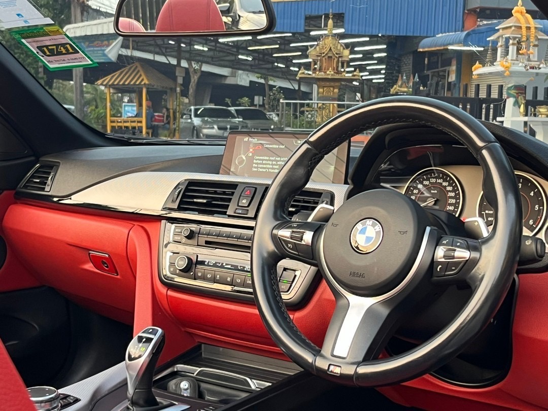 2016 BMW 420d Convertible Coupe Diesel สีดำ (รูปที่ 7)