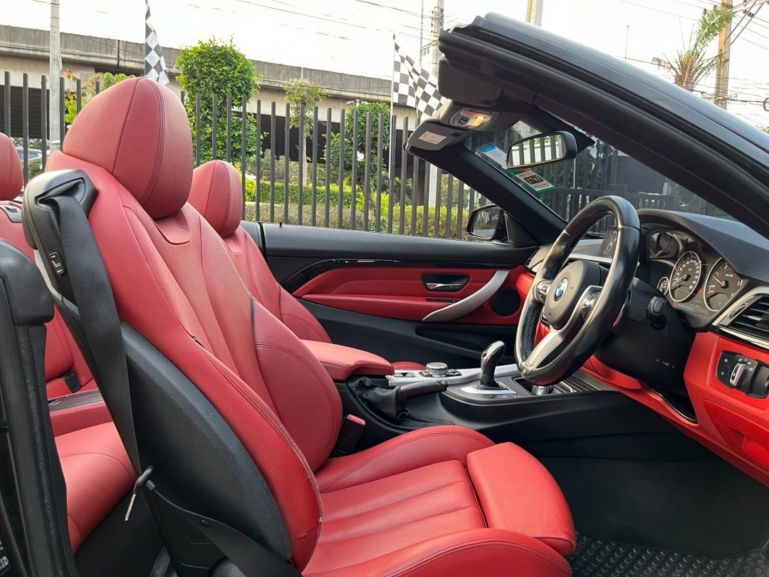 2016 BMW 420d Convertible Coupe Diesel สีดำ (รูปที่ 6)