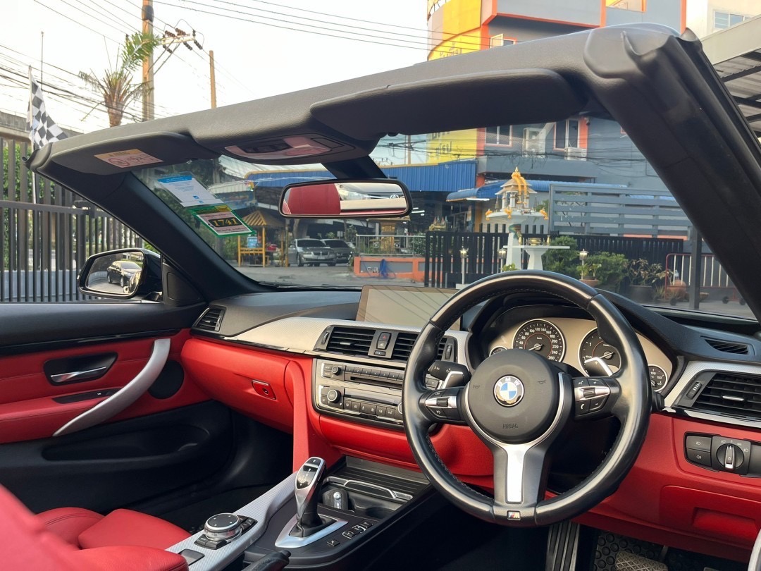 2016 BMW 420d Convertible Coupe Diesel สีดำ (รูปที่ 8)