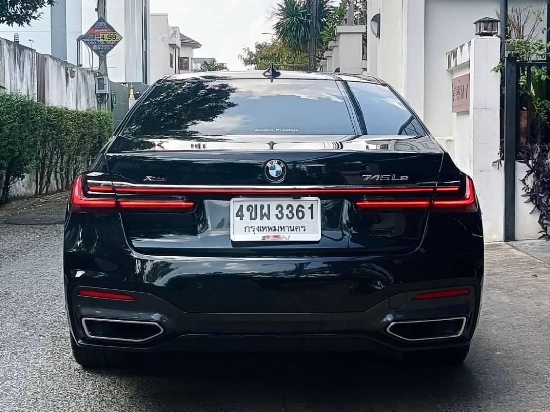 2020 BMW 745Le 3.0 xDrive M Sport 4WD Sedan สีดำ (รูปที่ 4)