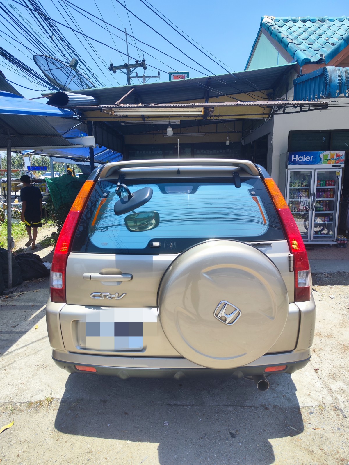 2004 Honda CR-V สีทอง (รูปที่ 3)