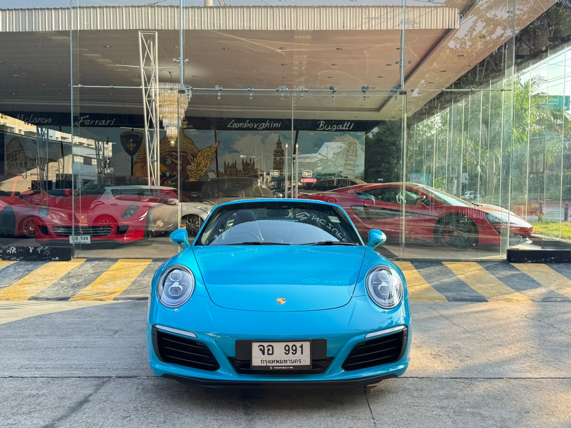 2017 Porsche 991.2 Targa 4s สีฟ้า (รูปที่ 12)