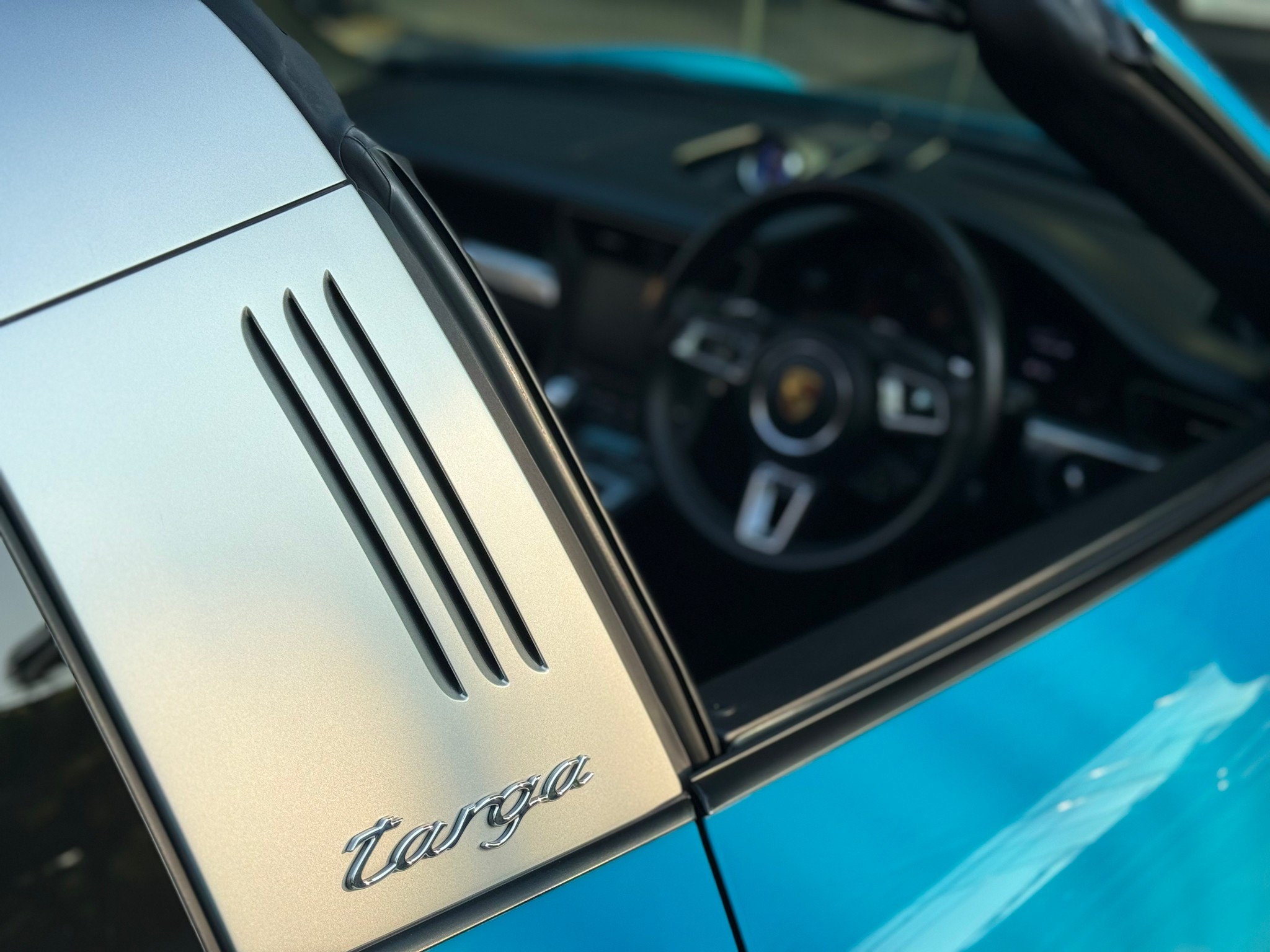2017 Porsche 991.2 Targa 4s สีฟ้า (รูปที่ 9)
