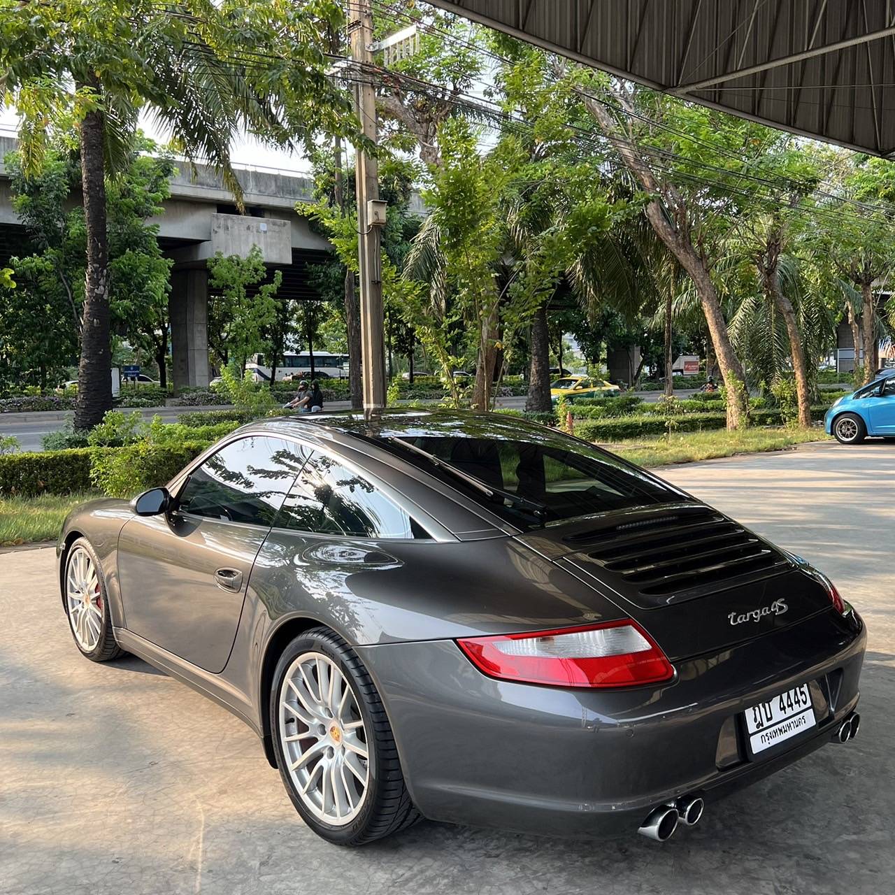 2007 Porsche 997 TARGA 4S สีเทา (รูปที่ 4)