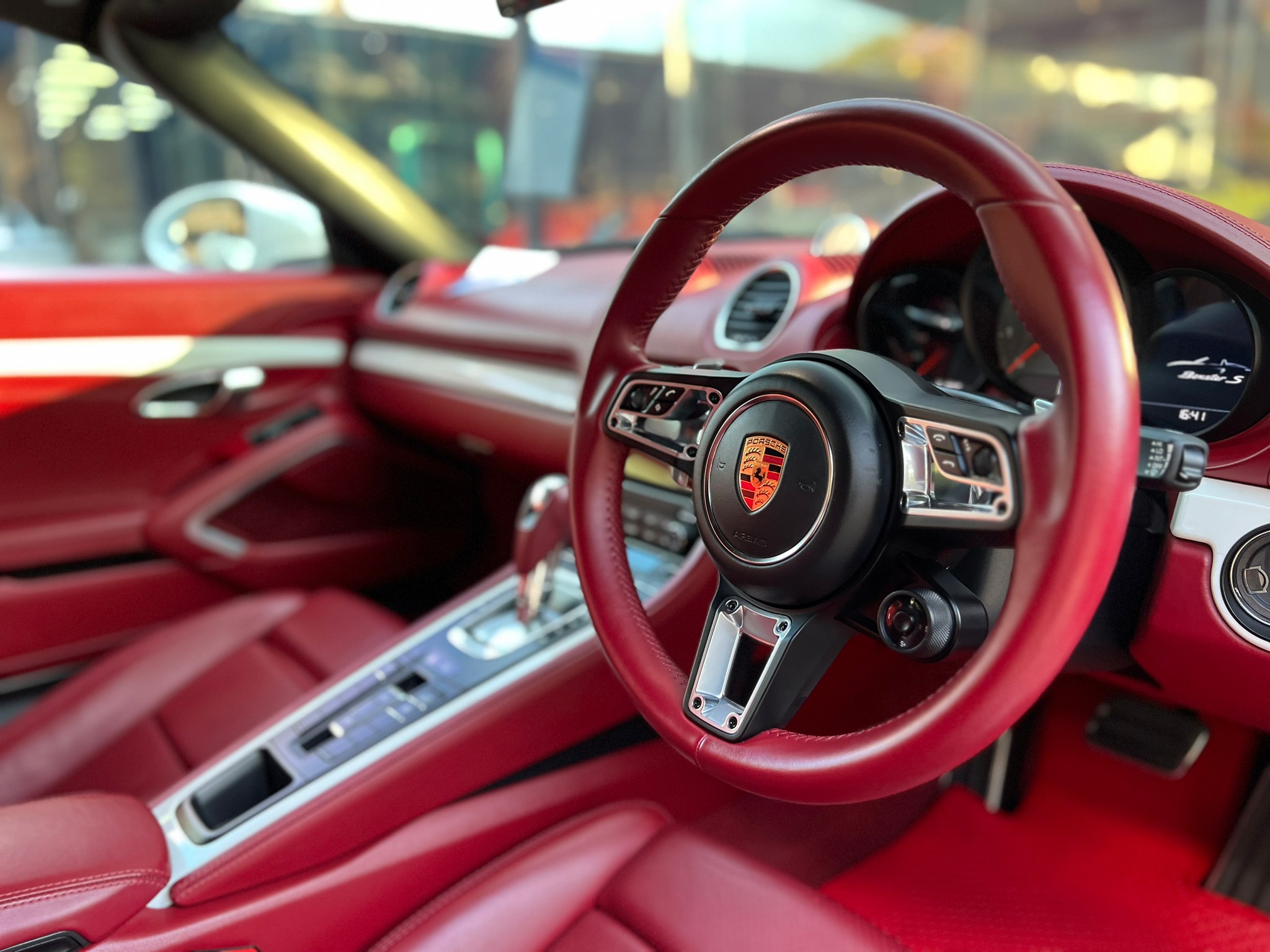 2016 Porsche BOXSTER S 718 สีขาว (รูปที่ 9)