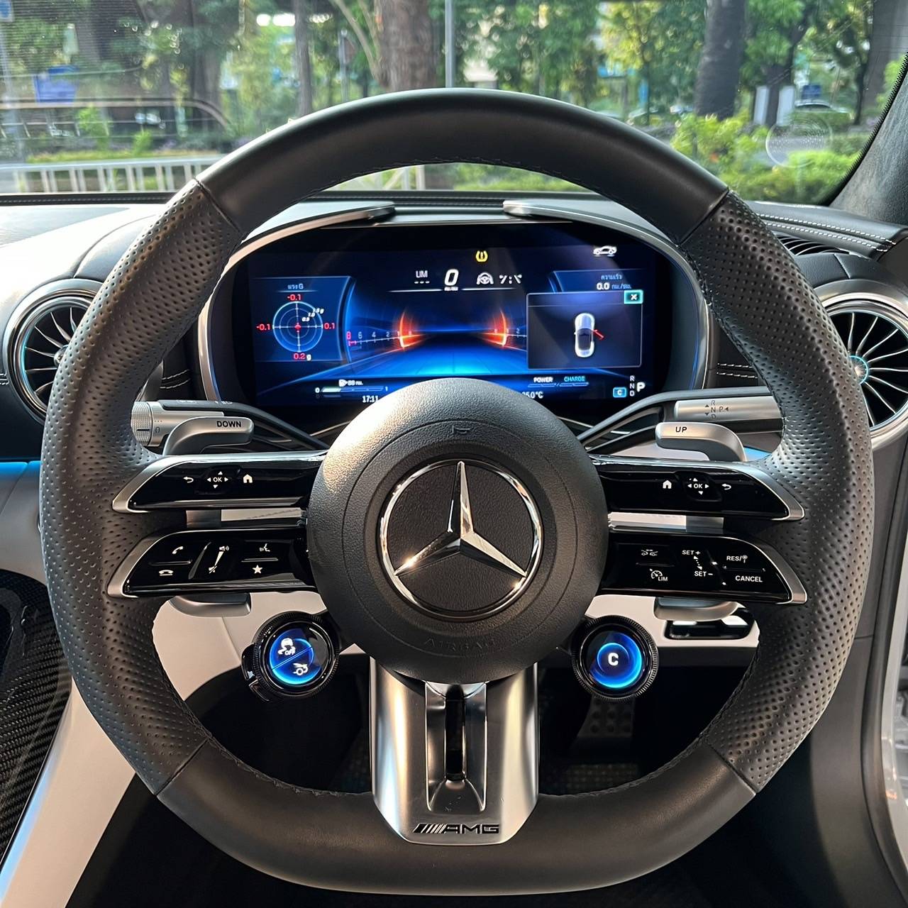 2023 Mercedes-Benz SL43 AMG night package สีเทา (รูปที่ 19)