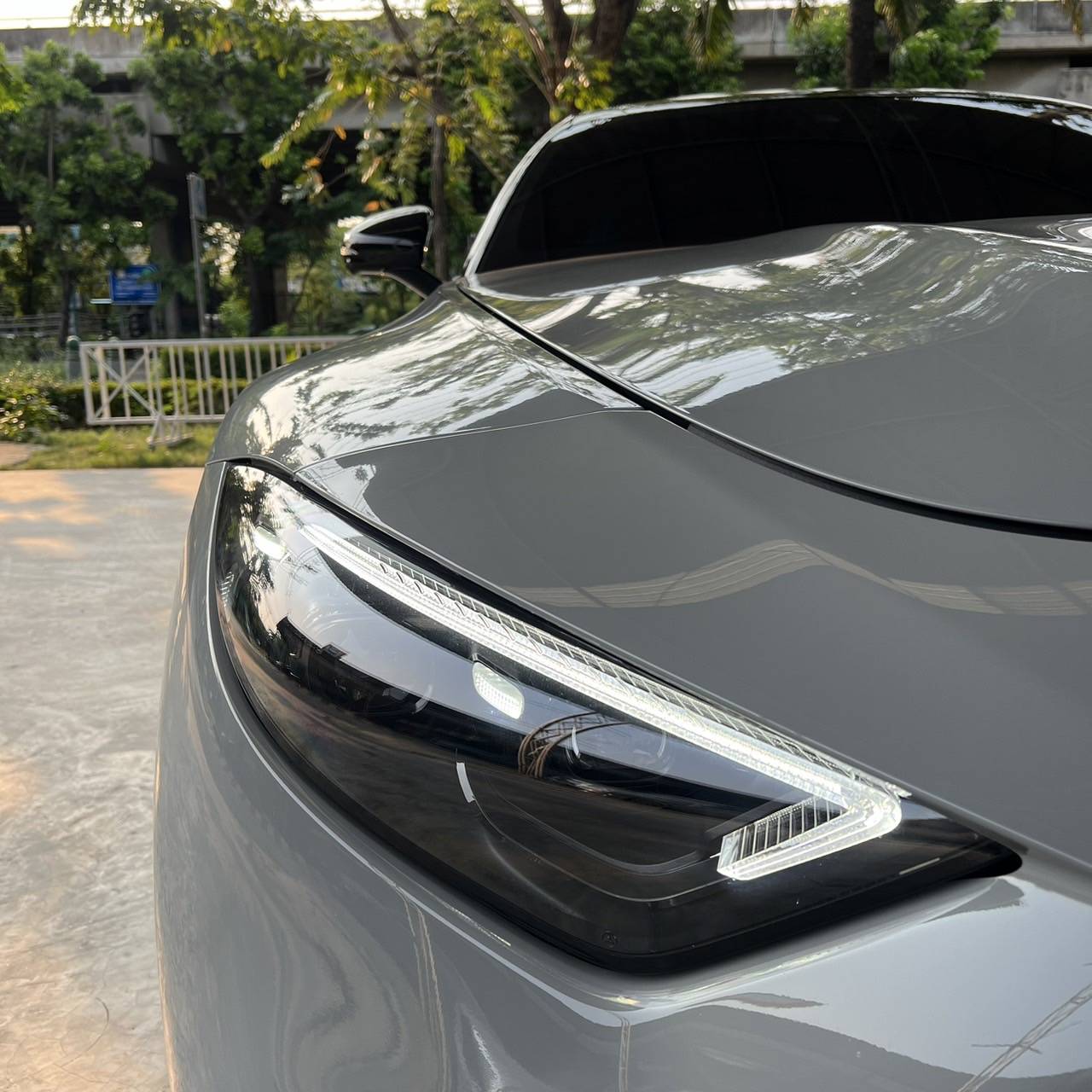 2023 Mercedes-Benz SL43 AMG night package สีเทา (รูปที่ 14)