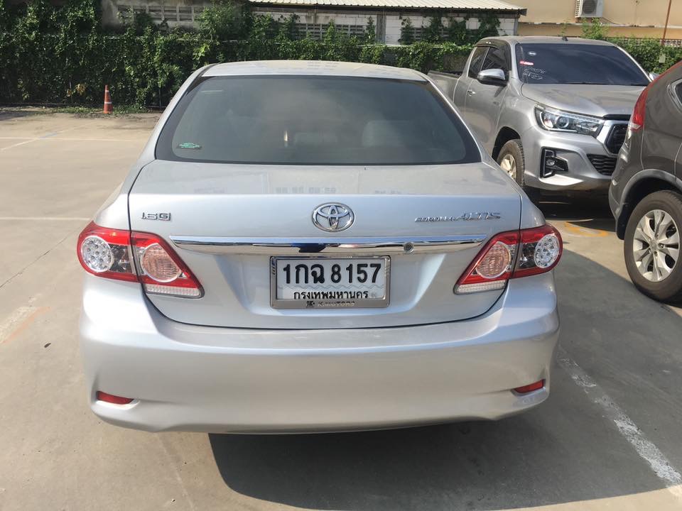 Toyota Corolla Altis ปี 2012 สีเงิน