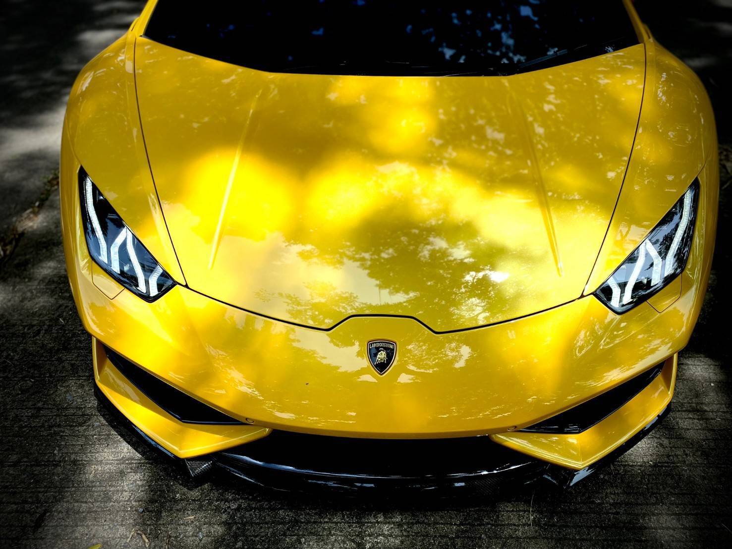 2016 Lamborghini Huracan Evo Spyder สีเหลือง (รูปที่ 2)