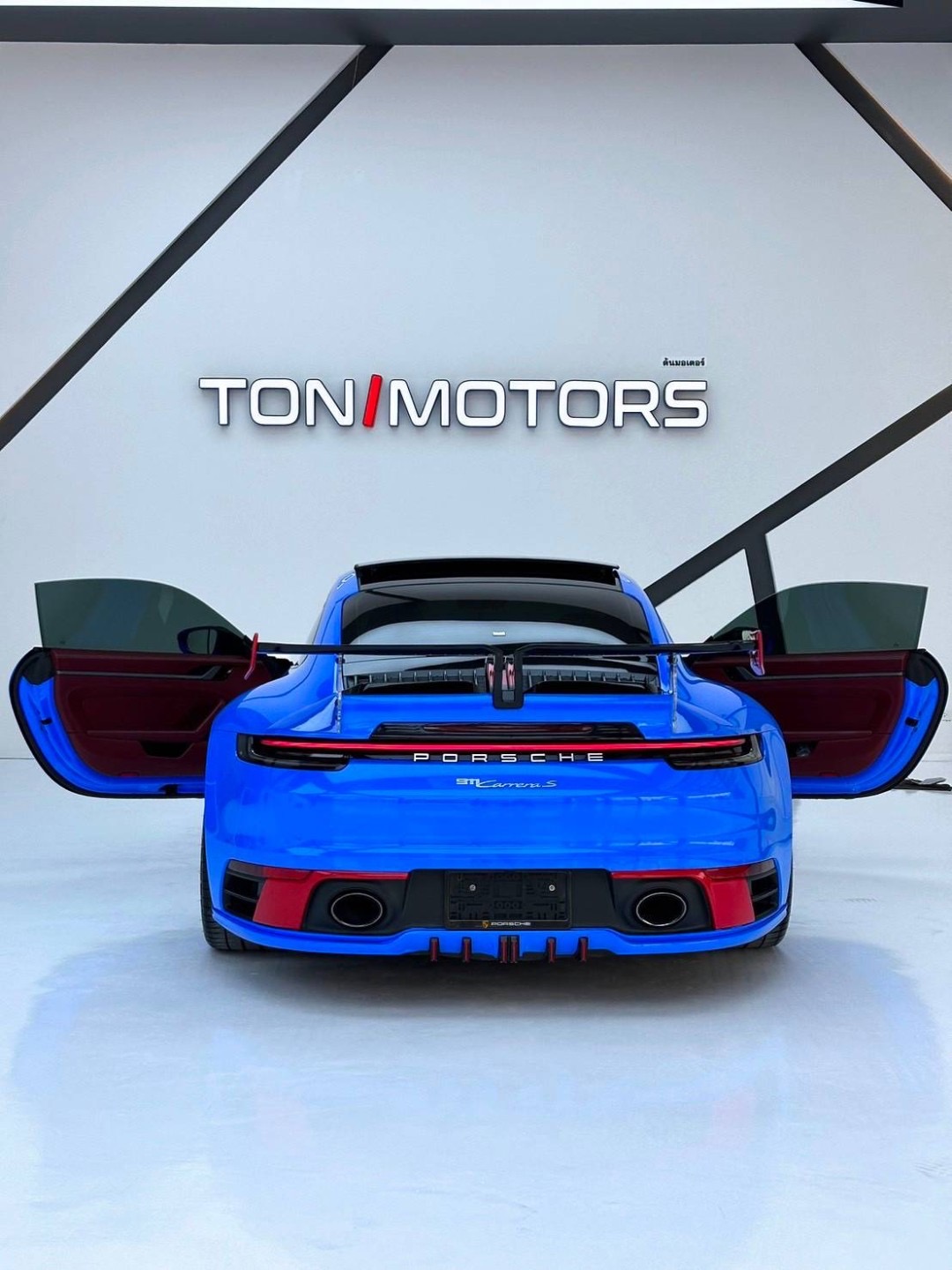 2019 Porsche 911 CARRERA S 3.0 PDK สีน้ำเงิน (รูปที่ 8)
