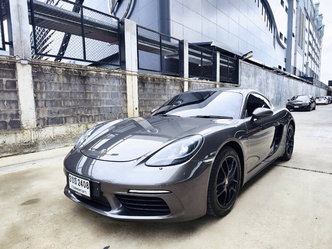 2018 Porsche 718 CAYMAN 2.0 Turbo PDK สีเทา