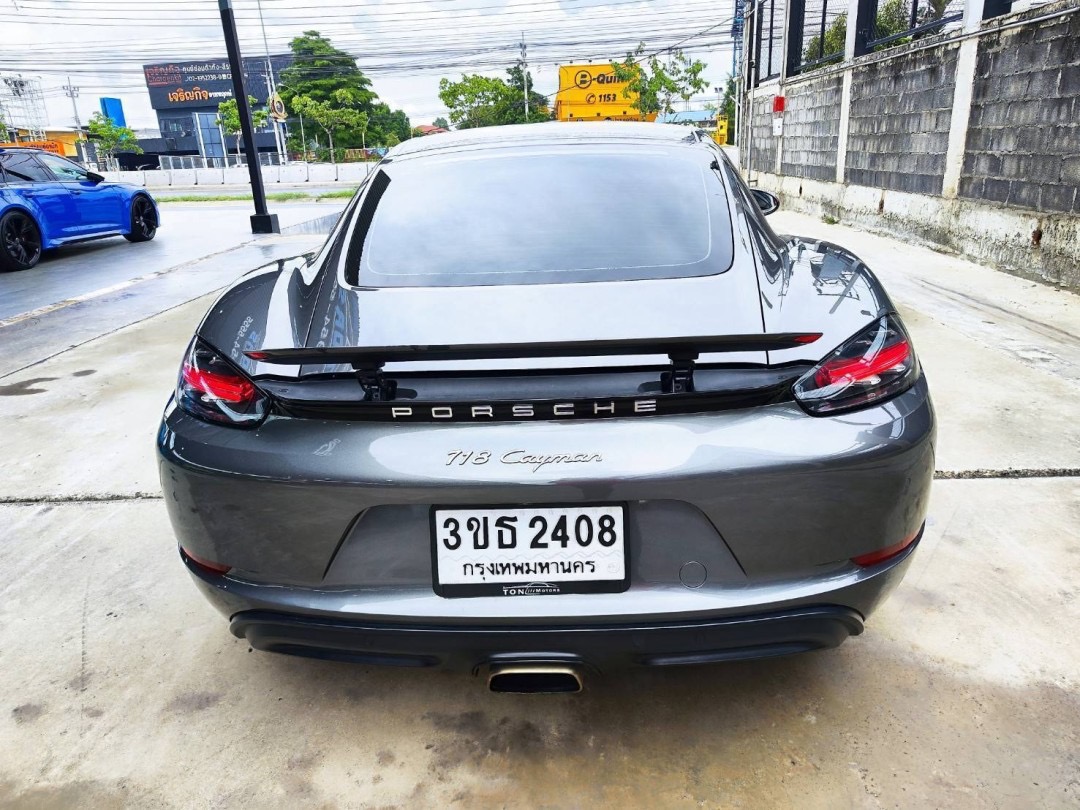 2018 Porsche 718 CAYMAN 2.0 Turbo PDK สีเทา (รูปที่ 13)