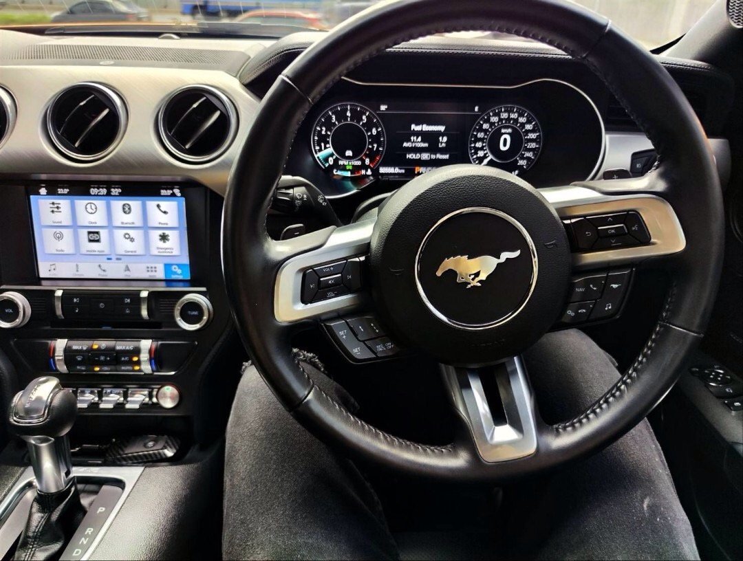 2019 Ford Mustang สีส้ม (รูปที่ 9)