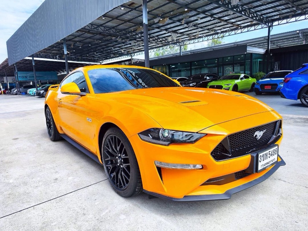 2019 Ford Mustang สีส้ม (รูปที่ 3)