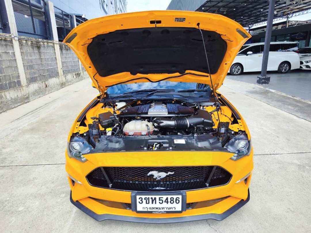 2019 Ford Mustang สีส้ม (รูปที่ 4)