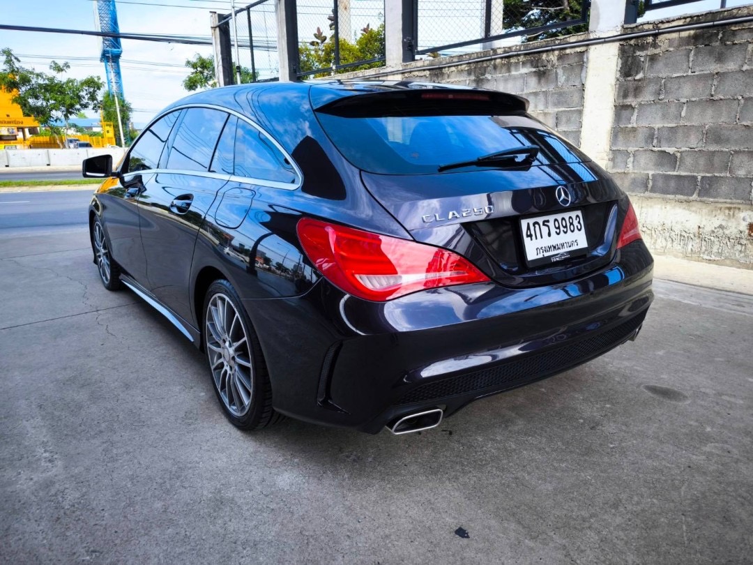 2015 Mercedes-Benz CLA-Class CLA-CLass CLA250 สีดำ (รูปที่ 6)