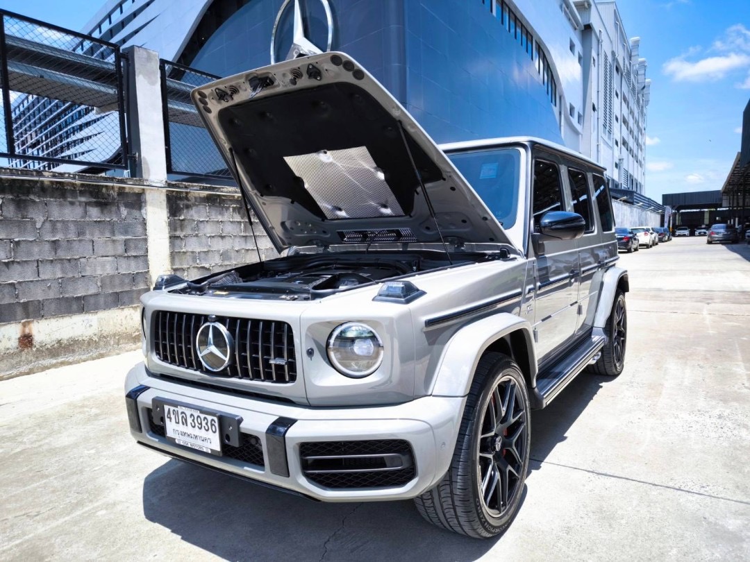 2022 Mercedes-Benz G-Class G 63 AMG สีเทา (รูปที่ 3)
