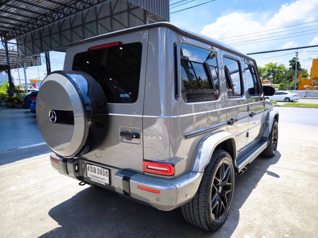2022 Mercedes-Benz G-Class G 63 AMG สีเทา (รูปที่ 5)