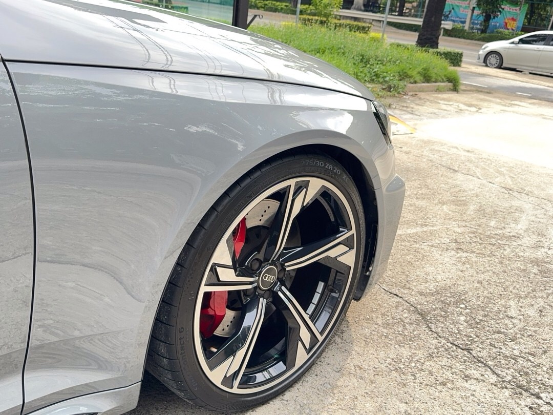 2023 Audi RS 4 Complitition V6 สีเทา (รูปที่ 5)