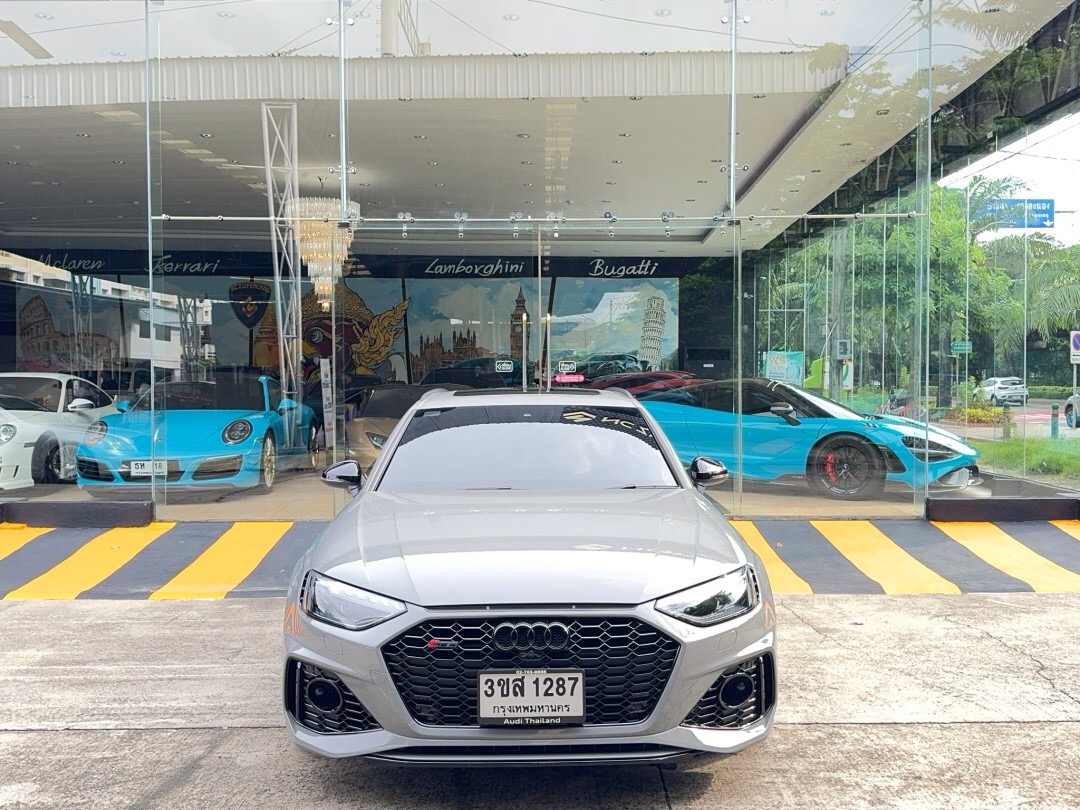 2023 Audi RS 4 Complitition V6 สีเทา (รูปที่ 3)