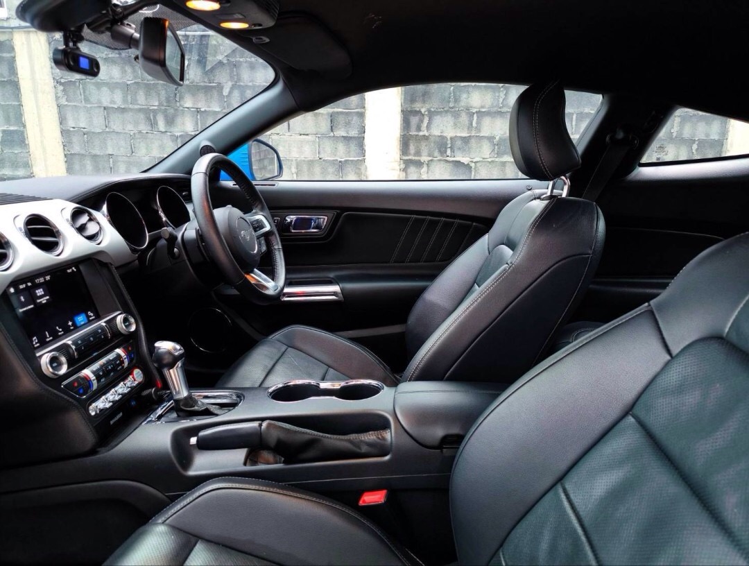 2017 Ford Mustang 2.3L สีฟ้า (รูปที่ 5)