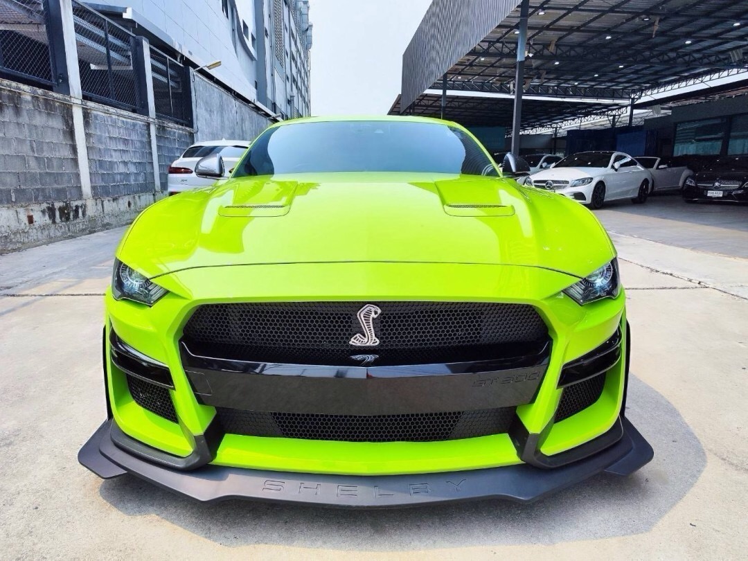 2020 Ford Mustang 2.3L สีเขียว (รูปที่ 2)