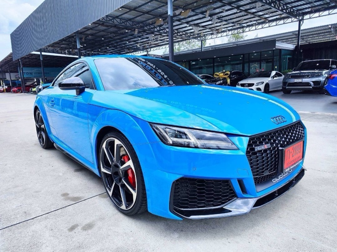 2022 Audi TT RS Coupe สีฟ้า (รูปที่ 3)