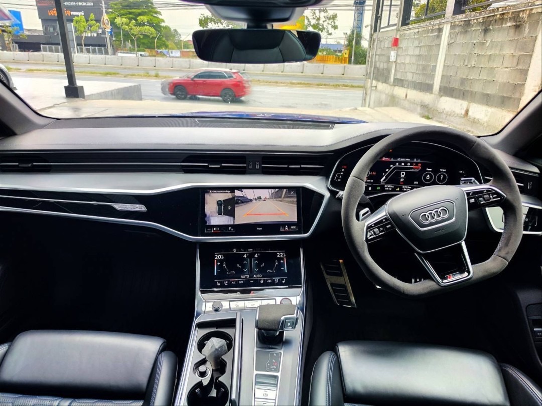 2021 Audi RS 6 Avant V8 4.0 Bi-Turbo สีน้ำเงิน (รูปที่ 5)