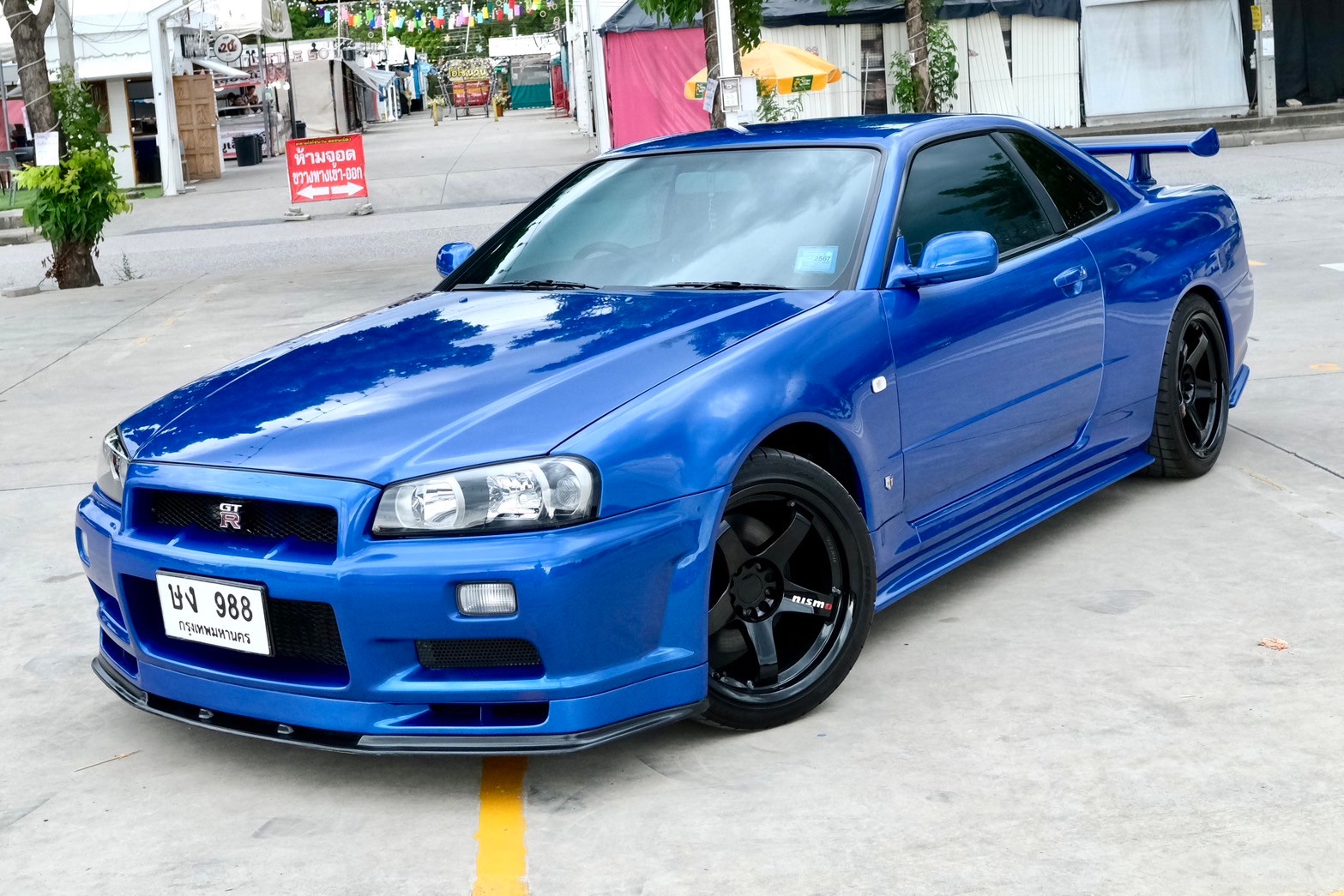 Nissan Skyline Gt-r R34 ปี:2010 สี:น้ำเงิน เกียร์:ธรรมดา เครื่องยนต์:เบนซิน