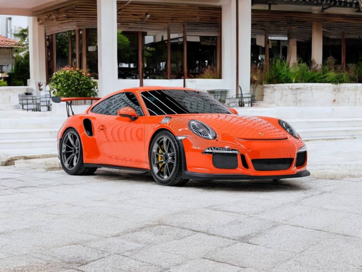 2016 Porsche 911 Carrera GTS สีส้ม (รูปที่ 3)