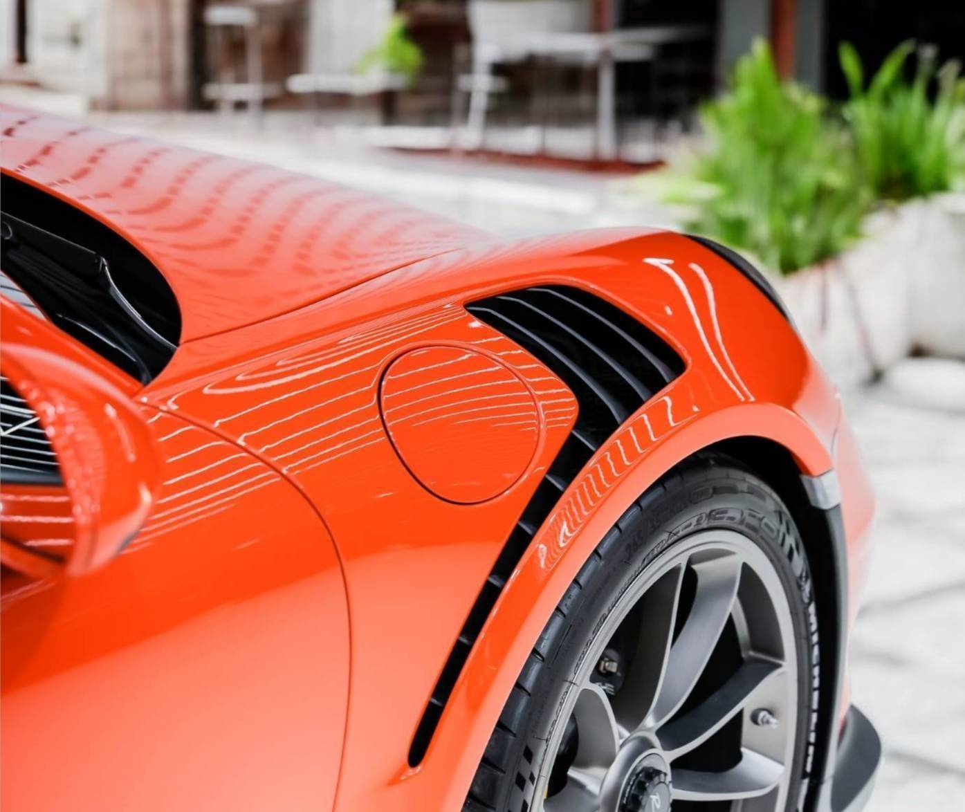 2016 Porsche 911 Carrera GTS สีส้ม (รูปที่ 9)