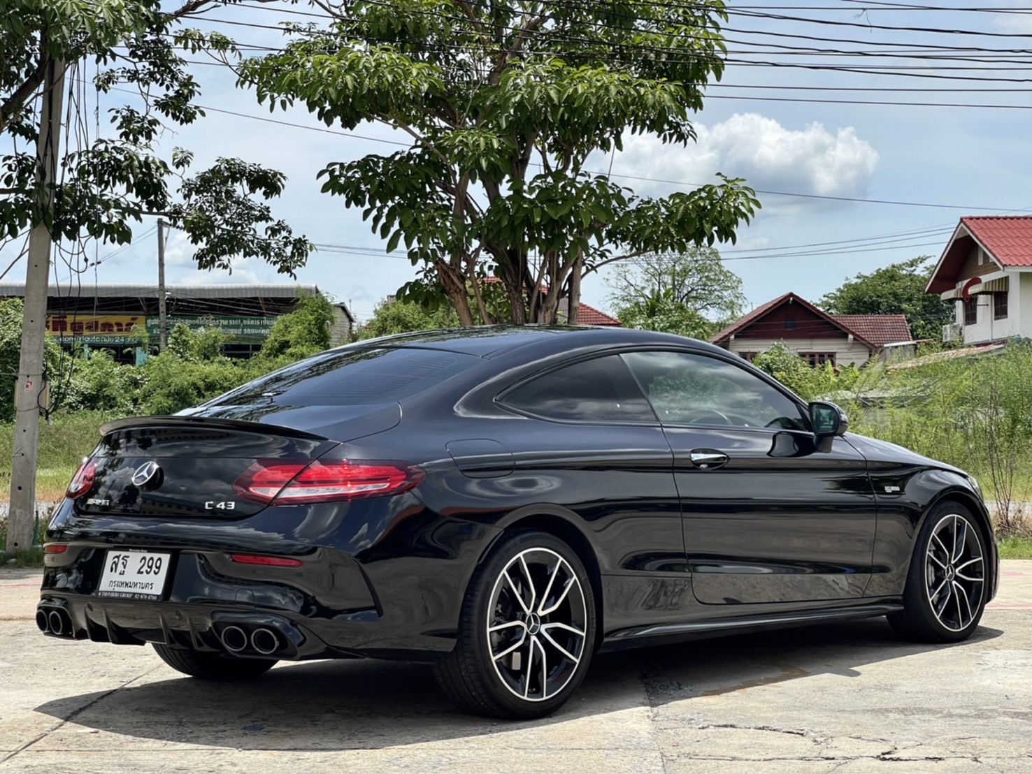 Mercedes Benz AMG C43 Coupe 4MATIC ปี 2021 รถสวย สภาพป้ายแดง (รูปที่ 5)