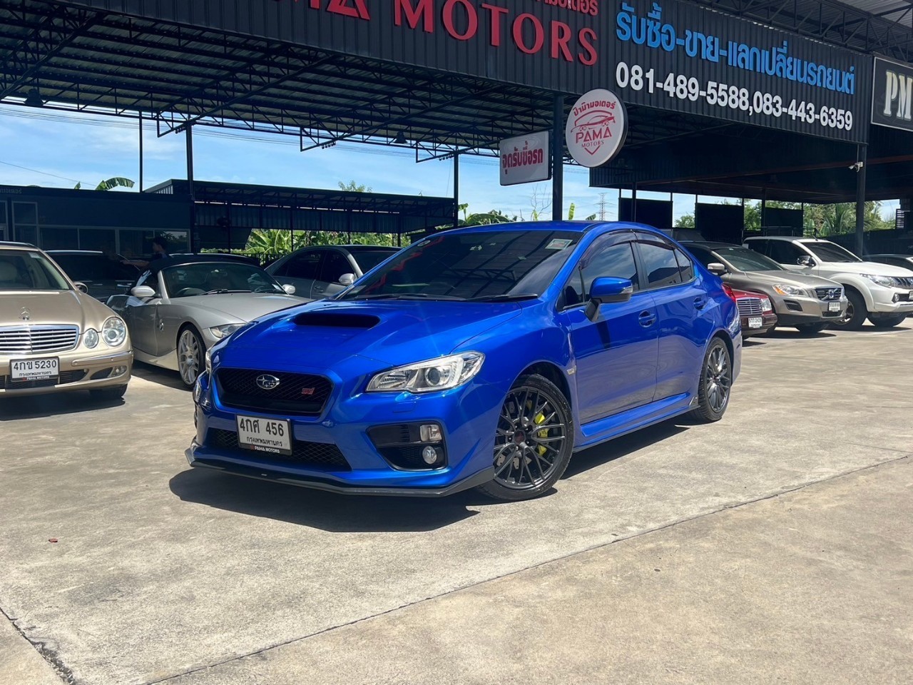 2015 Subaru Impreza (WRX) Gen4 ชุดแต่ง​ STi สีน้ำเงิน (รูปที่ 2)