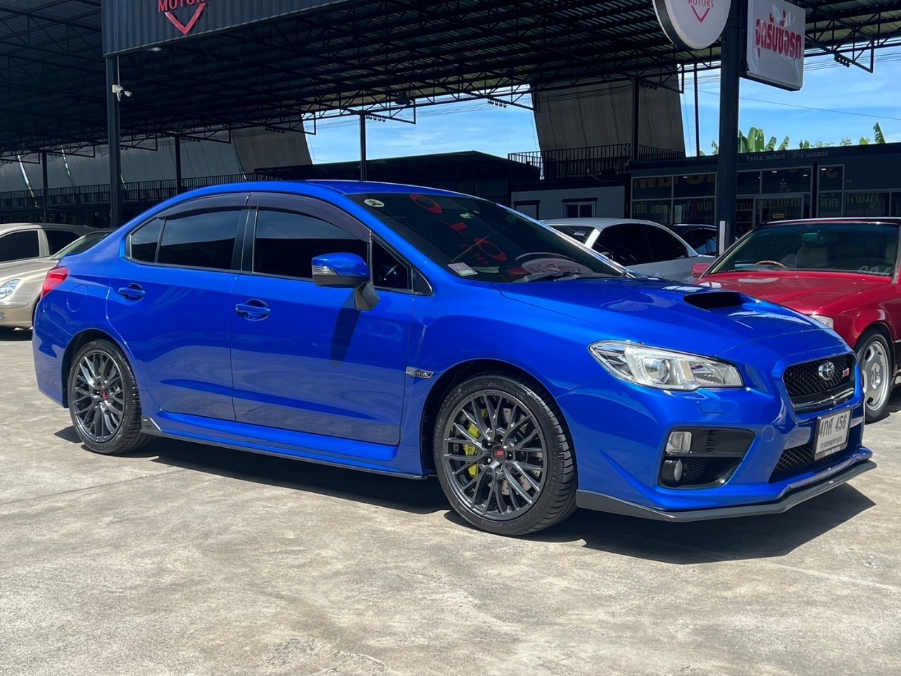 2015 Subaru Impreza (WRX) Gen4 ชุดแต่ง​ STi สีน้ำเงิน (รูปที่ 3)