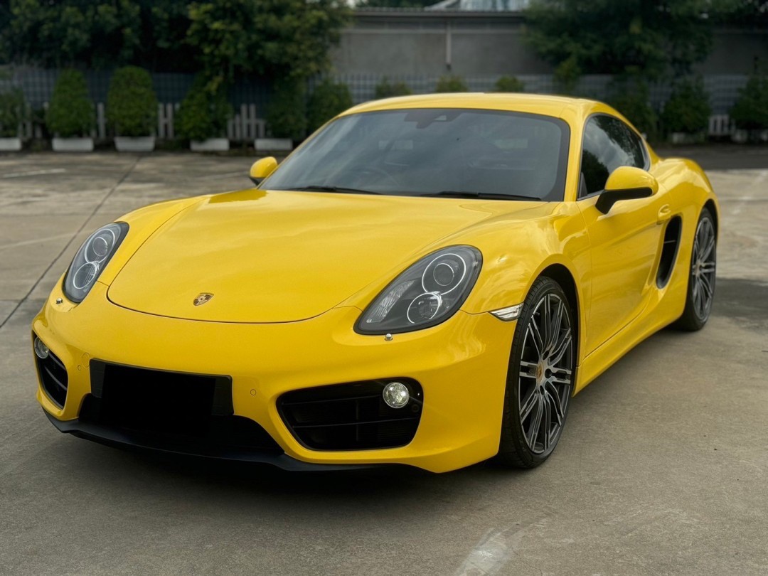 2016 Porsche 981 Cayman สีเหลือง (รูปที่ 11)