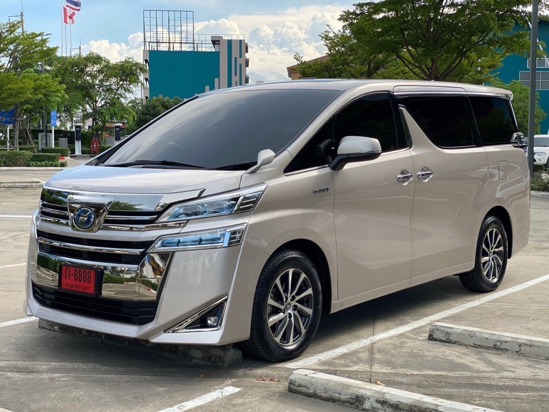 2019 Toyota Vellfire สีทอง (รูปที่ 9)