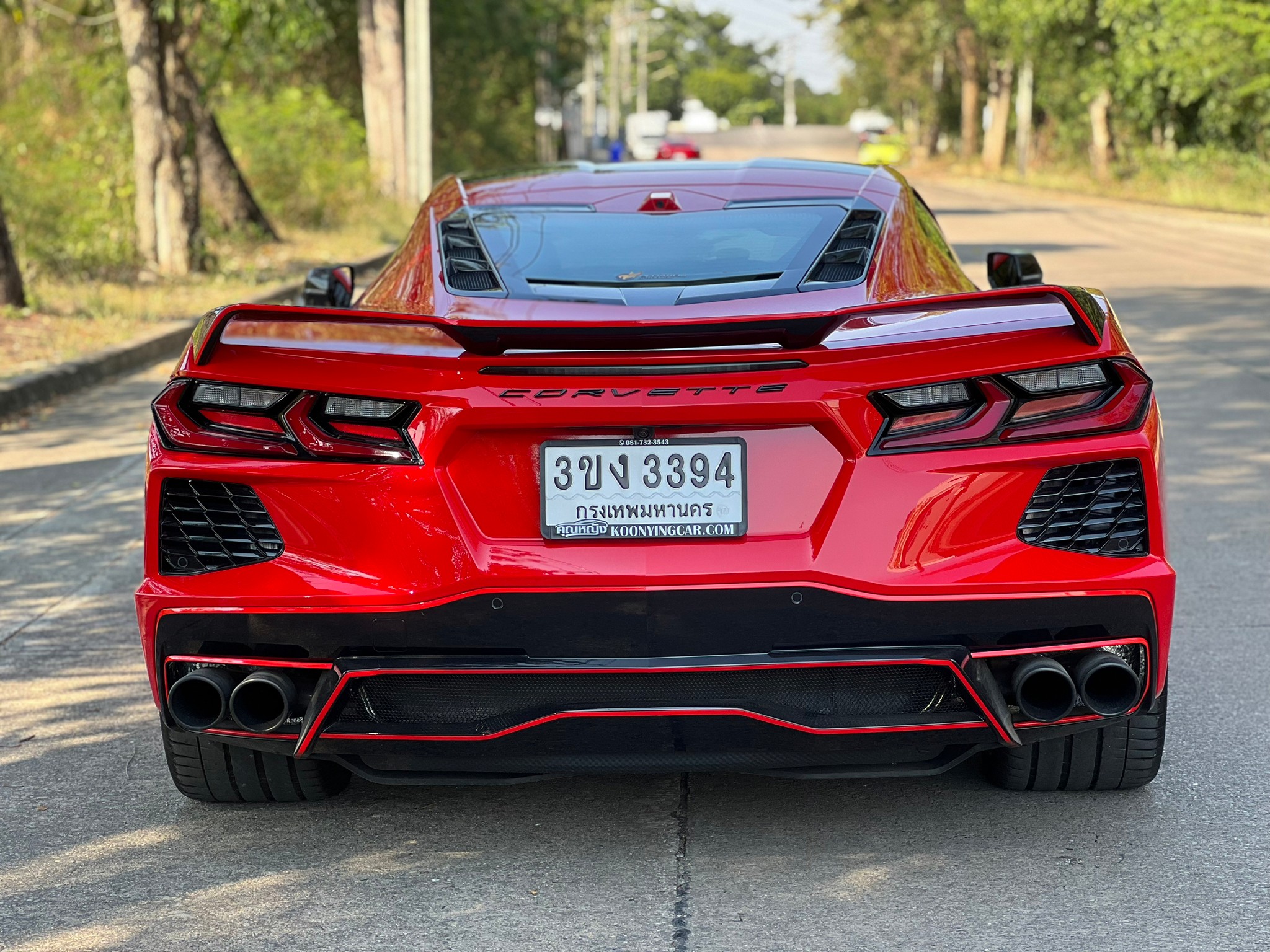2022 Chevrolet Stingray C8 Convert 3LT สีแดง (รูปที่ 7)