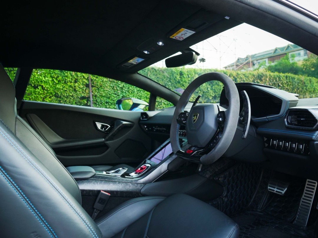 2020 Lamborghini Huracan EVO สีฟ้า (รูปที่ 4)