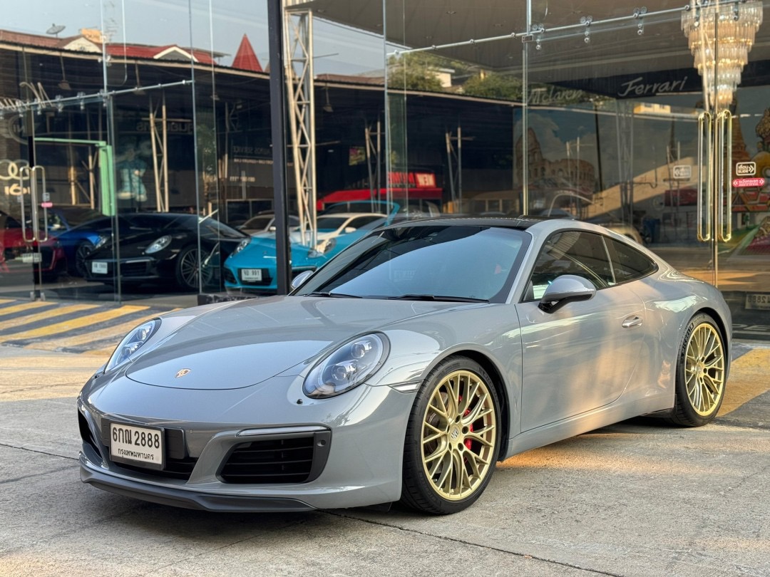 2017 Porsche 991.2 Carrera S สีเทา (รูปที่ 2)
