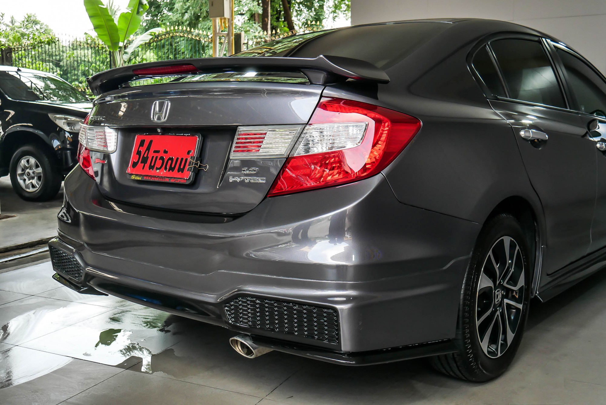 HONDA CIVIC FB 1.8 ES MNC AT  ปี 2014 สีเทา