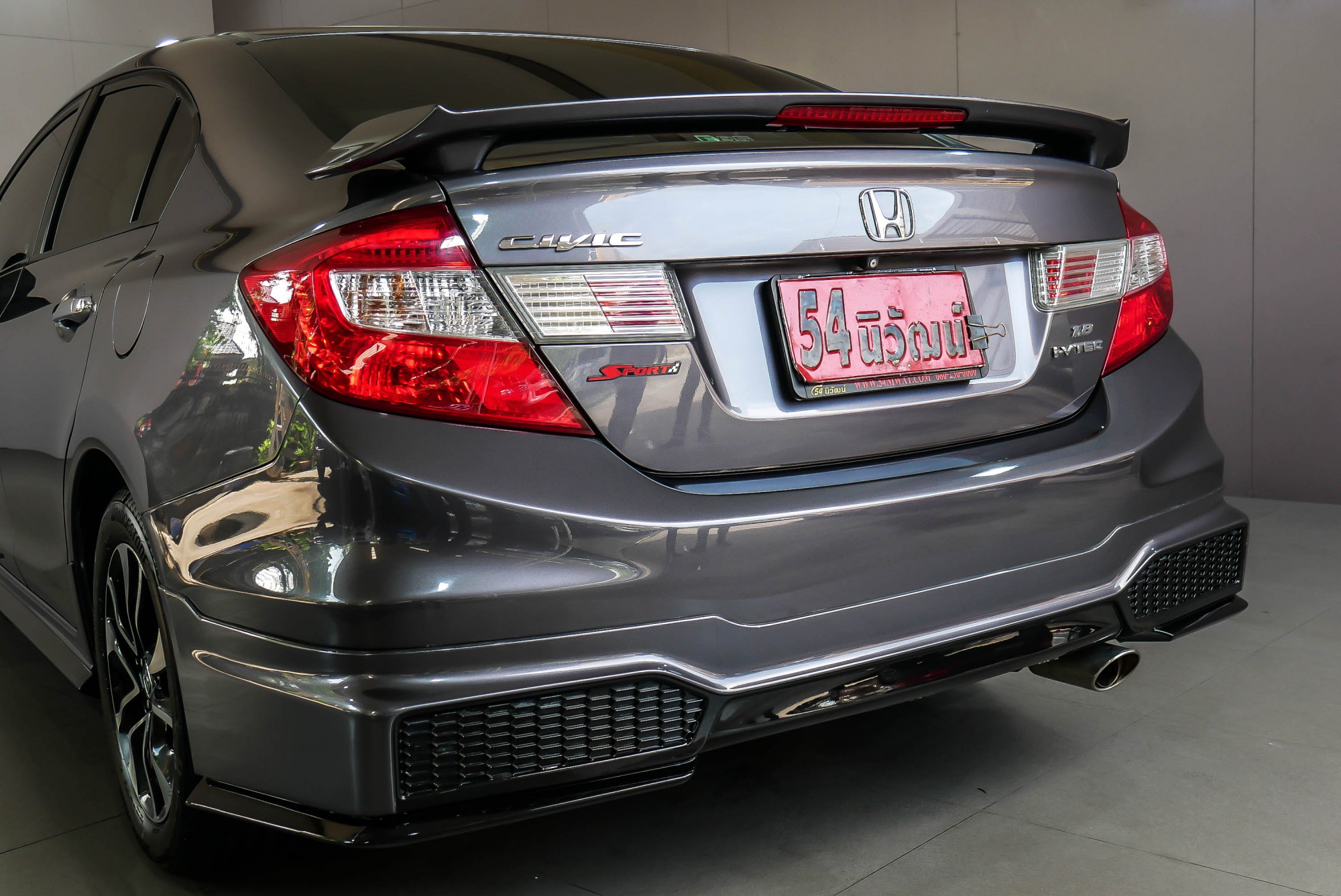 HONDA CIVIC FB 1.8 ES MNC AT  ปี 2014 สีเทา