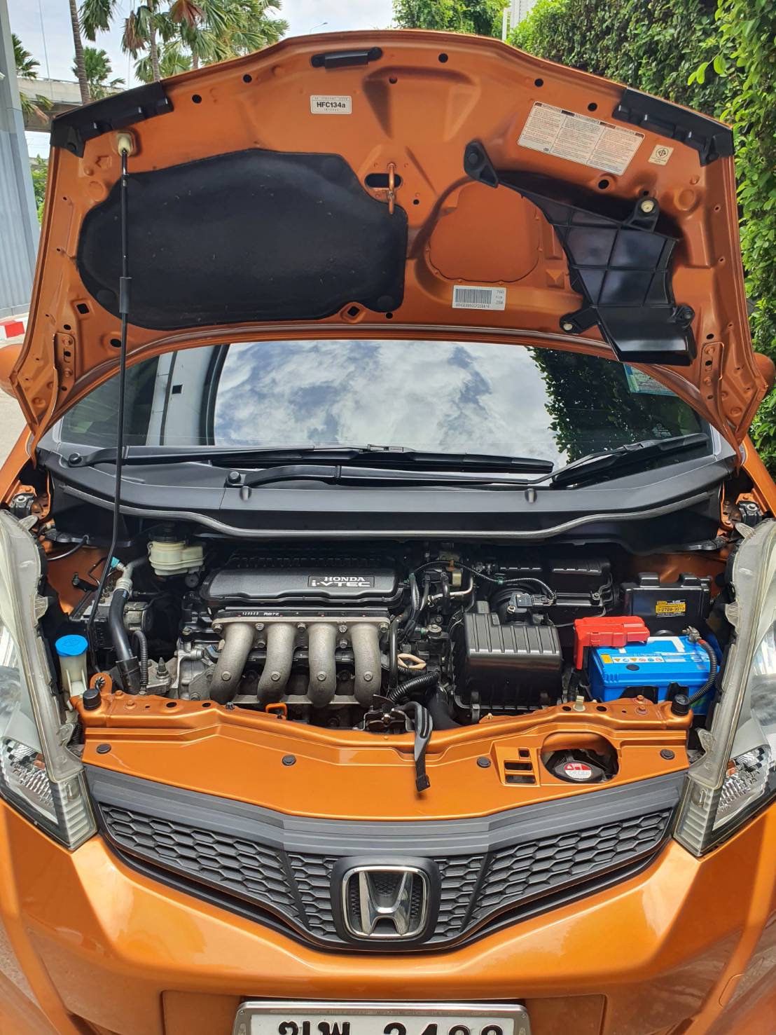 Honda Jazz 1.5V(AS) ปี 2012 สีส้ม มือ1 ไมล์น้อย (รูปที่ 8)