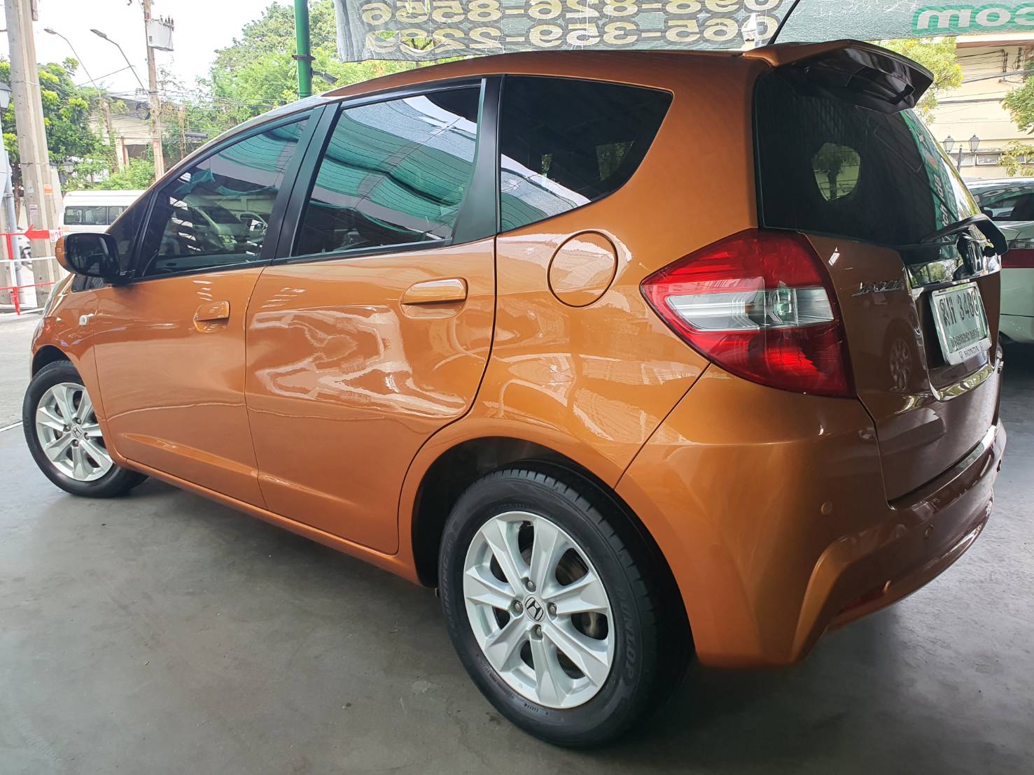 Honda Jazz 1.5V(AS) ปี 2012 สีส้ม มือ1 ไมล์น้อย (รูปที่ 4)