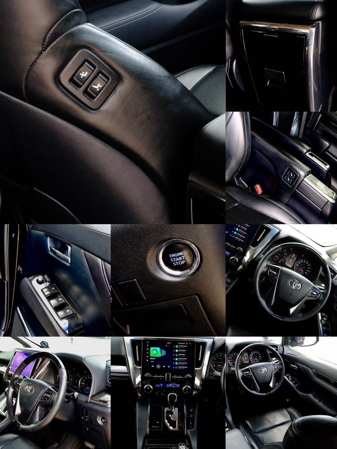 Toyota Vellfire 2.5 ZG ปี2015 สี: ดำ เกียร์: ออโต้ เครื่องยนต์: เบนซิน ไมล์ : 10x,xxx กม. (รูปที่ 19)
